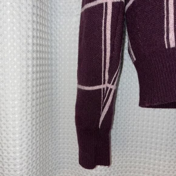 Banana Republic Italian Wool-Blend Women's Sweater, Burgundy, Size S - Picture 6 of 6